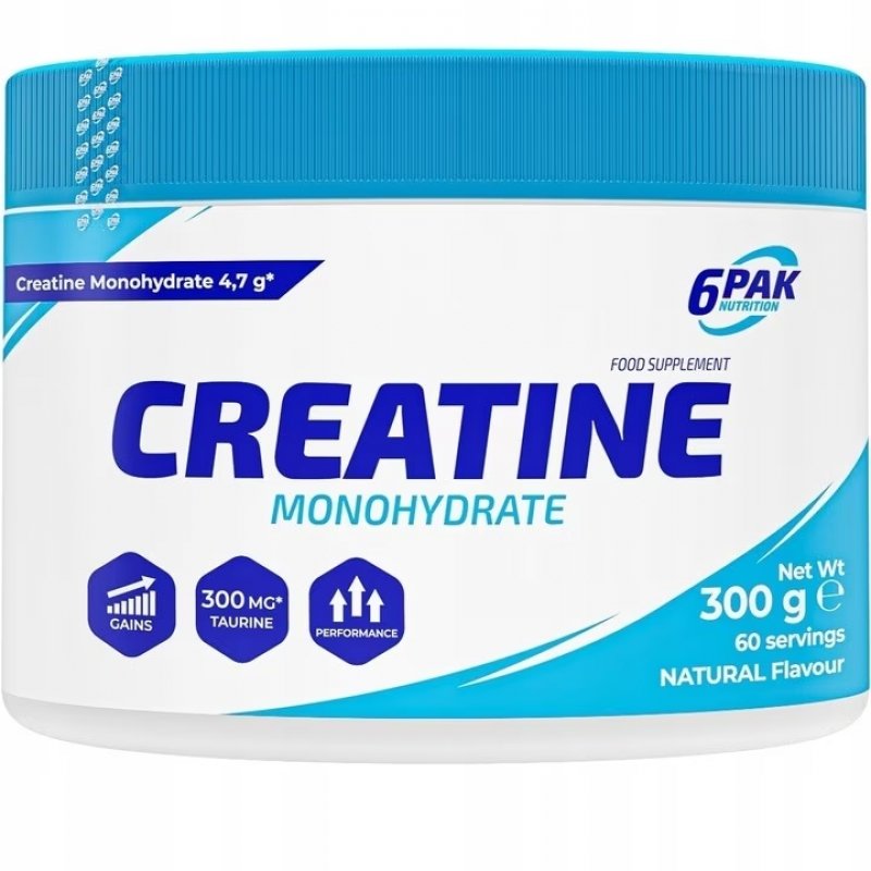 6PAK Creatine Monohydrate 300g - SABS