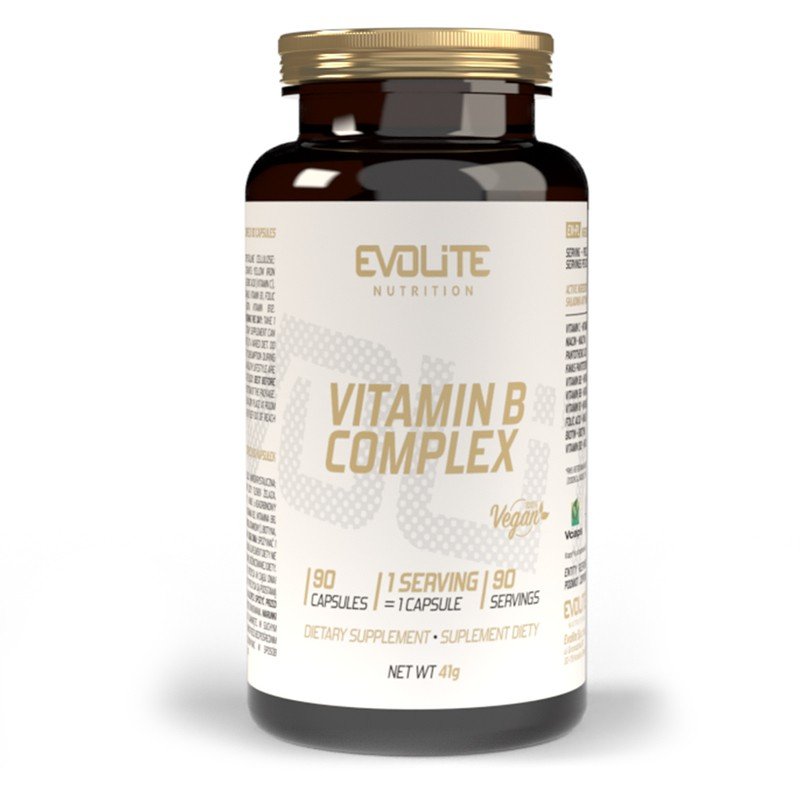 Evolite Nutrition Vitamin B Complex 90 Vege Caps - SABS