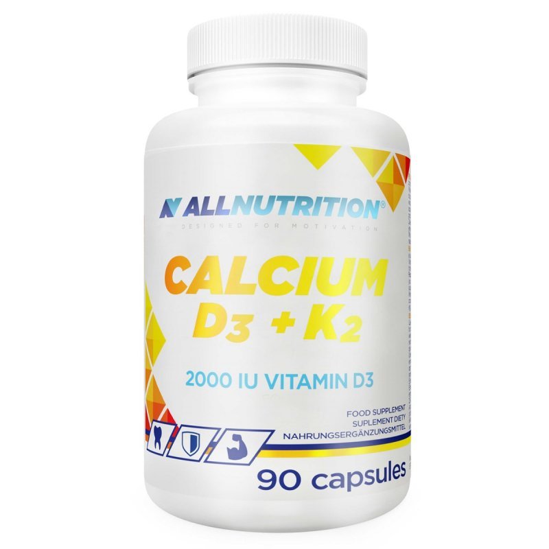 ALLNUTRITION Calcium D3 + K2 90caps - SABS